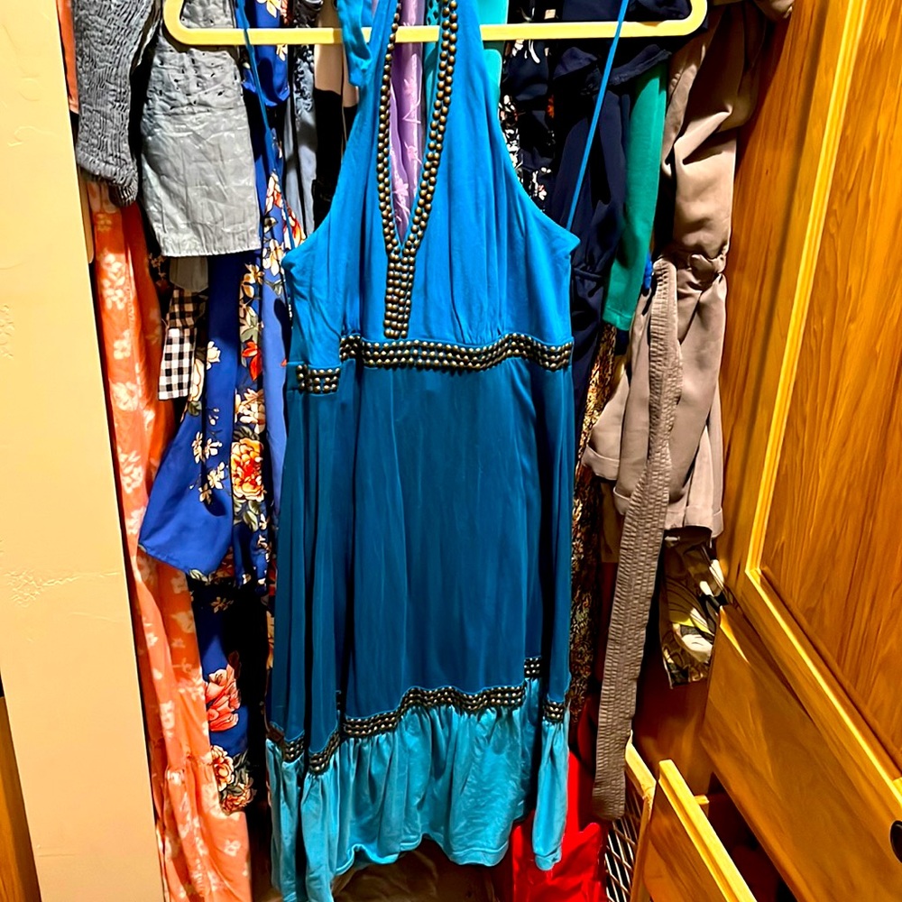 Inc halter dress